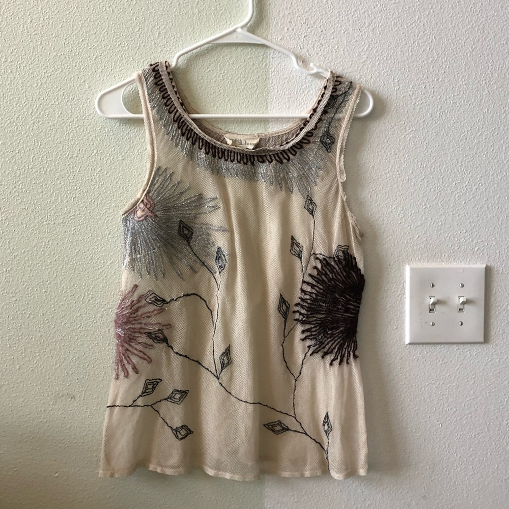 Project Alabama | Embroidered Mesh Tank